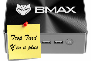 Deal expiré Le MiniPC BMAX B7 POWER, puisant avec Core I7-11390H (...)