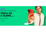Bon plan relatif Forfait mobile Red by SFR 130 Go 5G/27 Go UE/DOM, (...)